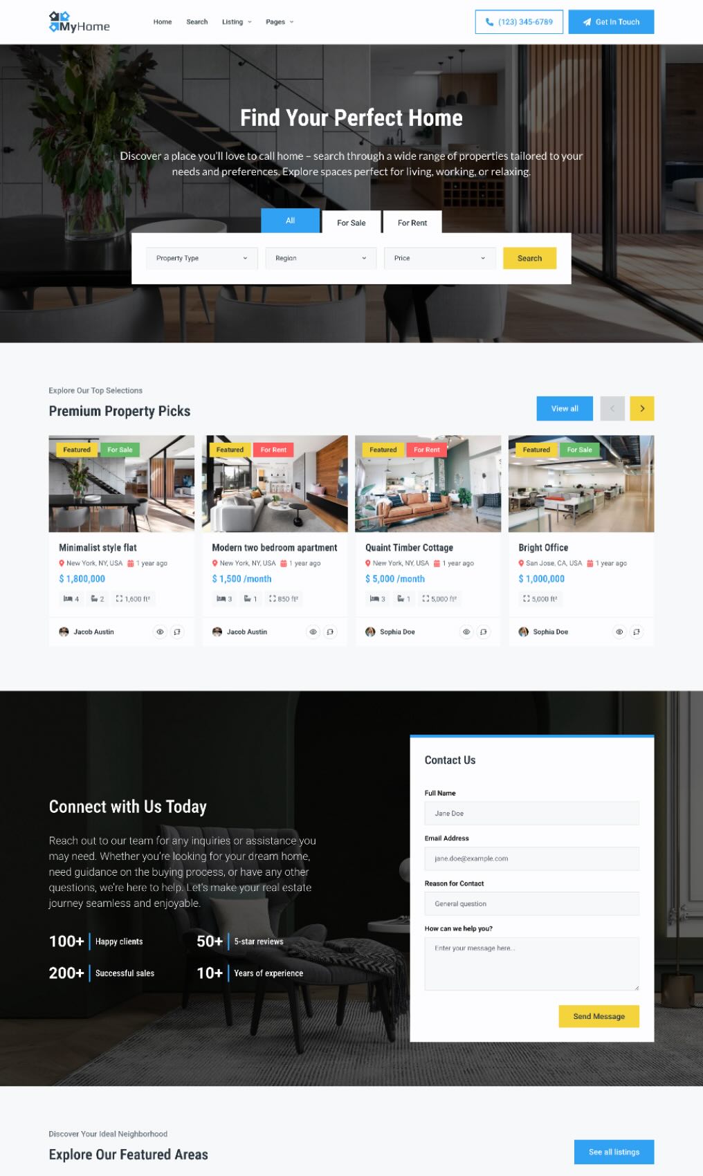 MyHome Contemporary Demo