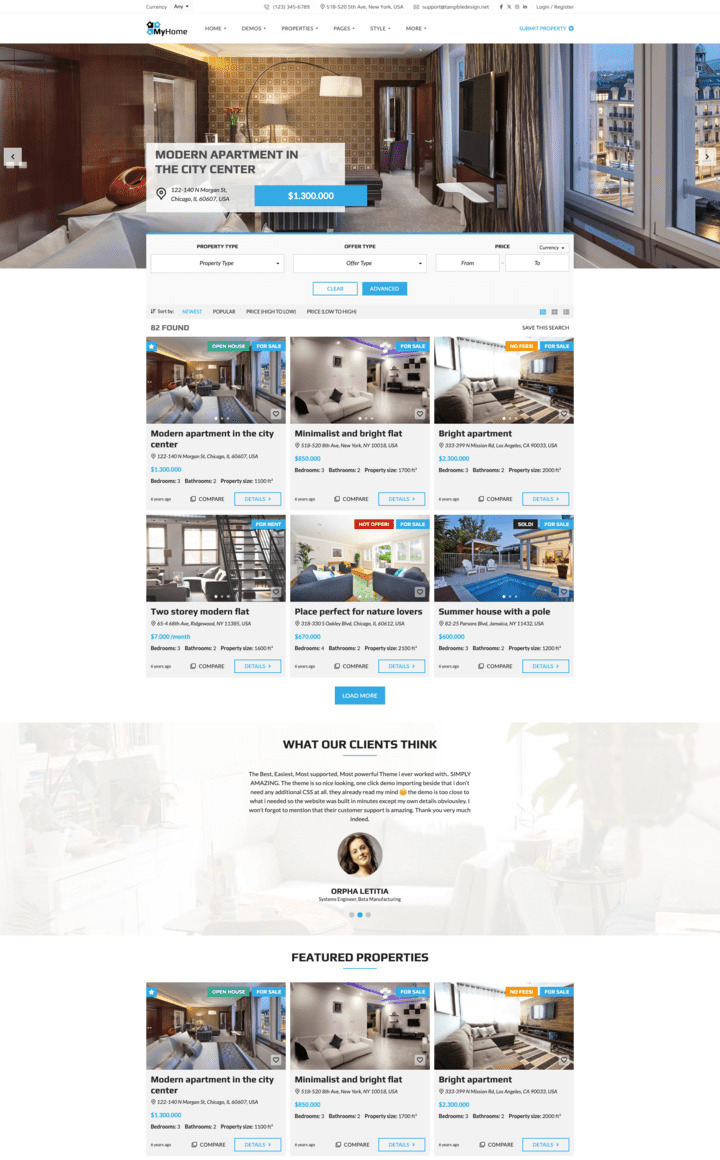 MyHome WPBakery Demo