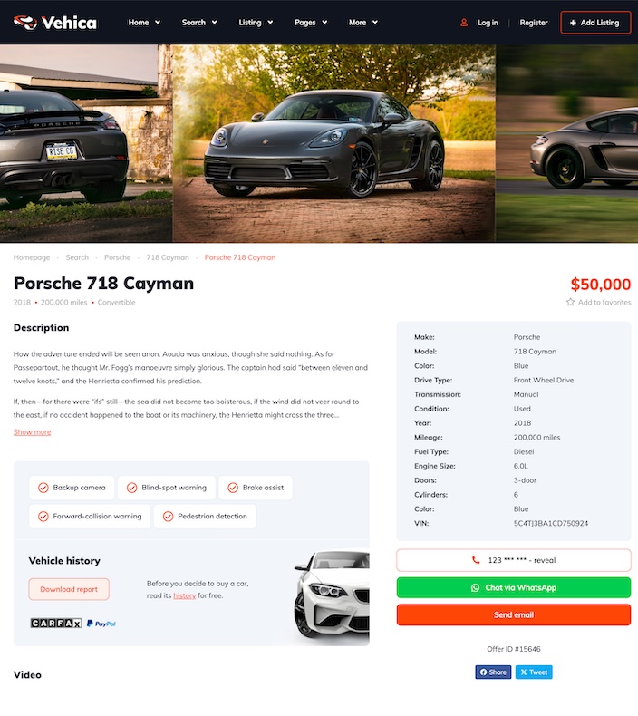 Single Listing Carousel