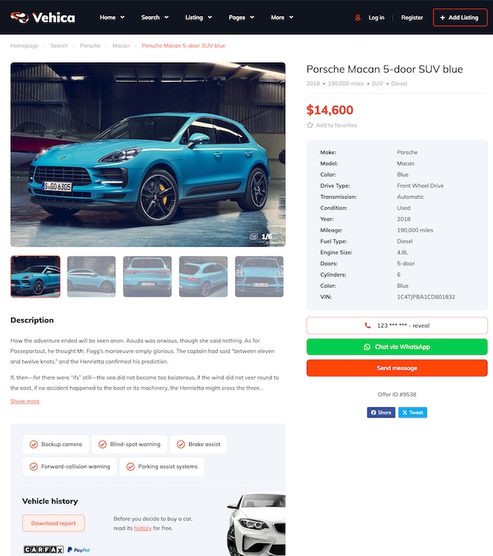 Single Listing Gallery